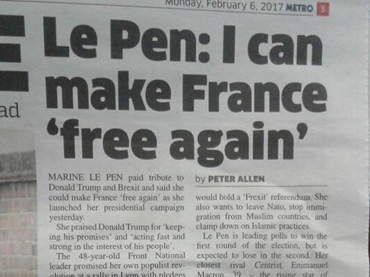 LePen I can make France Great Again