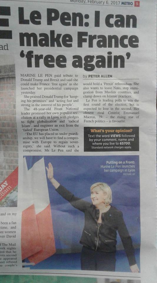 LePen I can make France Great Again