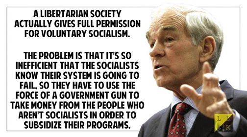 Ron Paul Voluntary Socialism