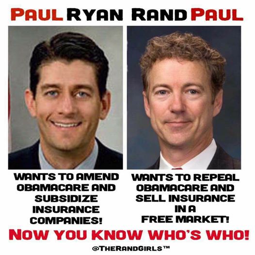 Rand Paul vs. Paul Ryan on Healthcare