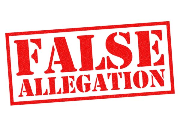 Fake Allegations False Allegations