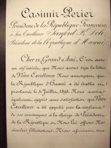 Recognition of the Republic of Hawaii – France page 1