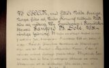 King Oscar’s letter in Swedish