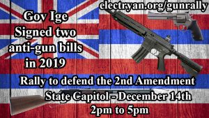 Pro Second Amendment Rally Hawaii Capitol