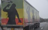 Bromsgrove : The M42 Motorway & Reggae Reggae Sauce Lorry